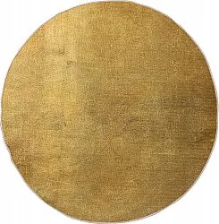 Tapis rond - Saranda (doré)