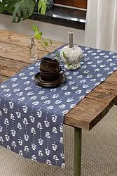 Chemins de table - Chemins Sari (bleu)