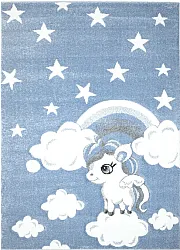 Tapis pour enfants - Bueno Poney (bleu)
