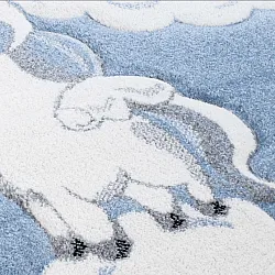 Tapis pour enfants - Bueno Poney (bleu)