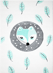 Tapis enfants - Bueno Fox (turquoise)