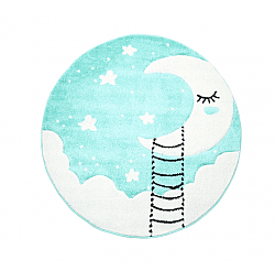 Tapis enfants - Bueno Moon (turquoise)