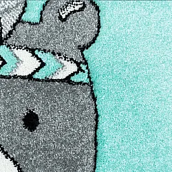 Tapis pour enfants - Bueno Indian Bear (turquoise)