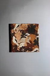 Serviettes de table en tissu - lot de 4 Asta (marron)
