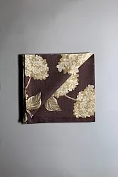 Serviettes de table en tissu - lot de 4 Dorthe (violet)
