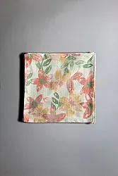 Serviettes de table en tissu - lot de 4 Petite (rose)