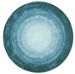 Tapis rond - Shade (turquoise)