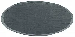 Tapis rond (sisal) - Agave (gris foncé)