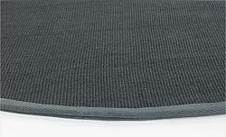 Tapis rond (sisal) - Agave (gris foncé)
