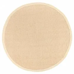 Tapis rond (sisal) - Agave (sable)