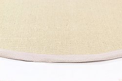 Tapis rond (sisal) - Agave (argent/gris)