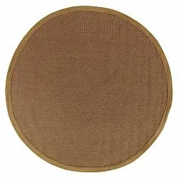 Tapis rond (sisal) - Agave (marron)