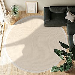 Tapis rond (sisal) - Agave (blanc naturel)