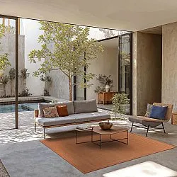 Tapis en sisal - Agave (marron-orangé)
