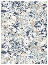 Tapis Wilton - Hiboun (bleu)