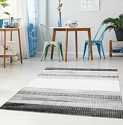 Tapis Wilton - Dalur (bleu)