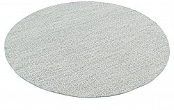 Tapis rond - Snowshill (gris/blanc)