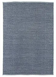Tapis en laine - Snowshill (bleu/noir)