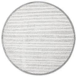 Tapis rond - Intérieur/Extérieur Kendall (crème/gris)