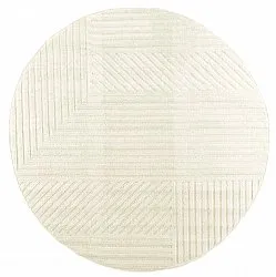 Tapis rond - Avalon (crème)