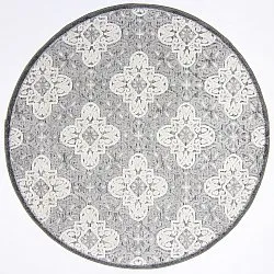 Tapis rond - Intérieur/Extérieur Hampton (gris)