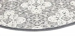 Tapis rond - Intérieur/Extérieur Hampton (gris)