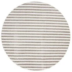 Tapis rond - Intérieur/Extérieur Baldwin (crème/beige)