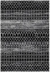 Tapis Wilton - Stella (noir/blanc)