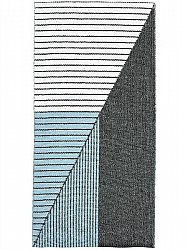 Tapis en plastique - Le tapis de Horred Stripe (bleu)