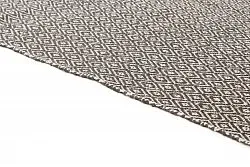Tapis en jute - Puebla (noir/gris)