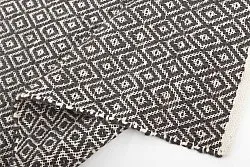 Tapis en jute - Puebla (noir/gris)