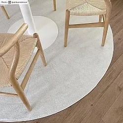 Tapis rond - Sunayama (blanc)
