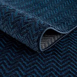 Tapis à poils longs - Pandora (bleu)