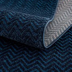 Tapis à poils longs - Pandora (bleu)