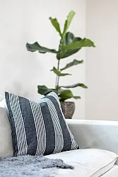 Housse de coussin - Theresa (noir)
