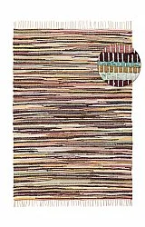 Tapis chiffons - Happy (jaune/multicolore)