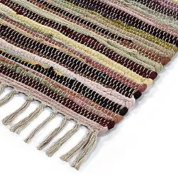 Tapis chiffons - Happy (jaune/multicolore)