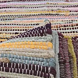Tapis chiffons - Happy (jaune/multicolore)