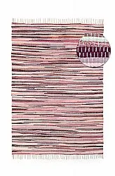 Tapis chiffons - Home (rose/multicolore)