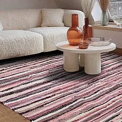 Tapis chiffons - Home (rose/multicolore)
