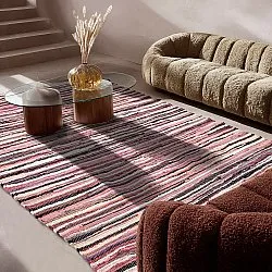 Tapis chiffons - Home (rose/multicolore)