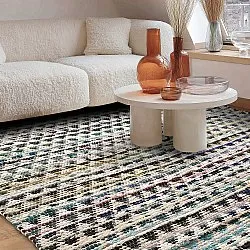 Tapis chiffons - Lindby (bleu/multicolore)