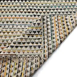 Tapis chiffons - Lindby (jaune/multicolore)