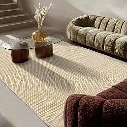 Tapis chiffons - Vinga (jaune moutarde)
