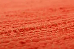 Tapis en chiffons - Silje (orange)