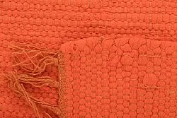 Tapis en chiffons - Silje (orange)