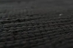 Tapis patchwork - Silje (noir)