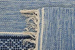 Tapis en patchwork - Visby (bleu)