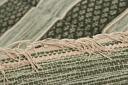 Tapis en patchwork - Visby (vert)