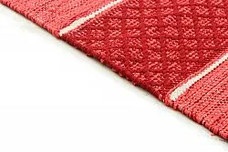 Tapis en patchwork - Visby (rouge)